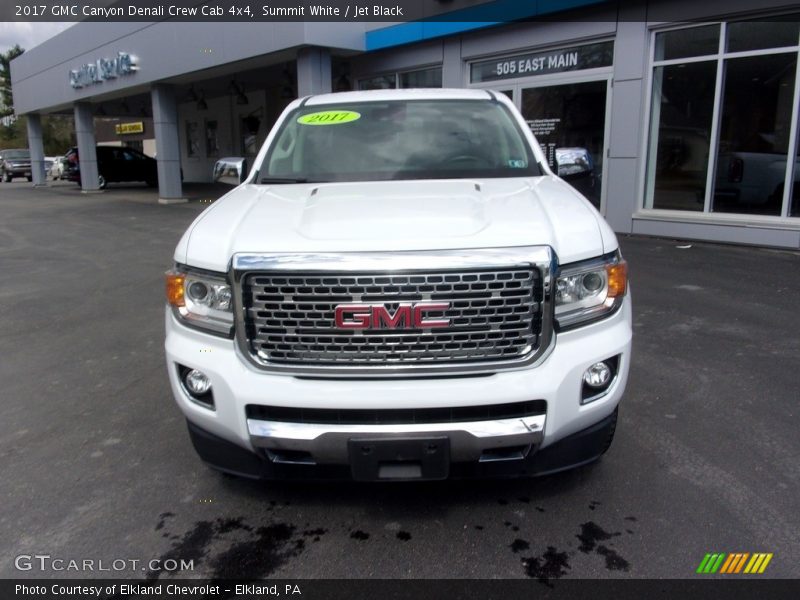 Summit White / Jet Black 2017 GMC Canyon Denali Crew Cab 4x4