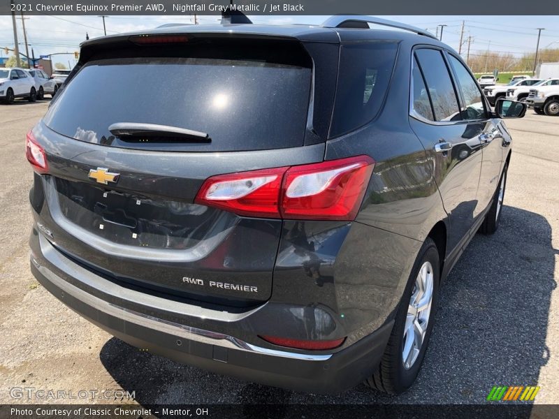Nightfall Gray Metallic / Jet Black 2021 Chevrolet Equinox Premier AWD