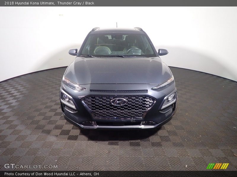 Thunder Gray / Black 2018 Hyundai Kona Ultimate