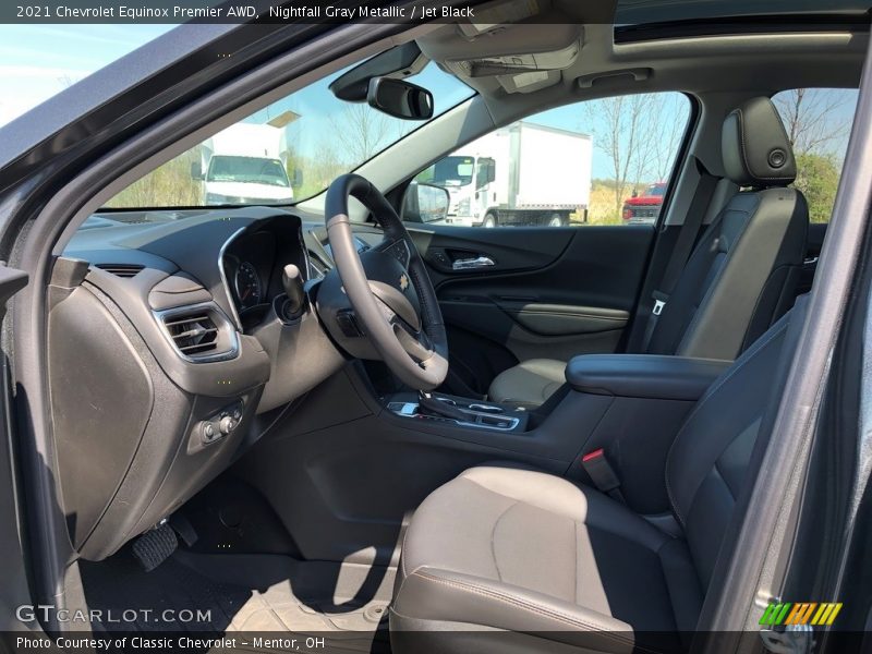 Nightfall Gray Metallic / Jet Black 2021 Chevrolet Equinox Premier AWD
