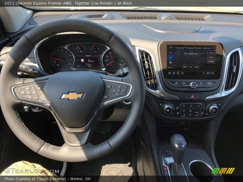 Nightfall Gray Metallic / Jet Black 2021 Chevrolet Equinox Premier AWD