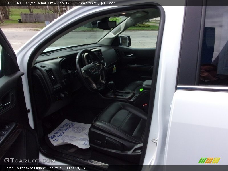 Summit White / Jet Black 2017 GMC Canyon Denali Crew Cab 4x4