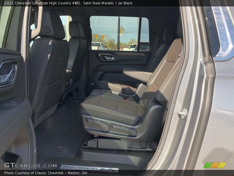 Satin Steel Metallic / Jet Black 2021 Chevrolet Suburban High Country 4WD