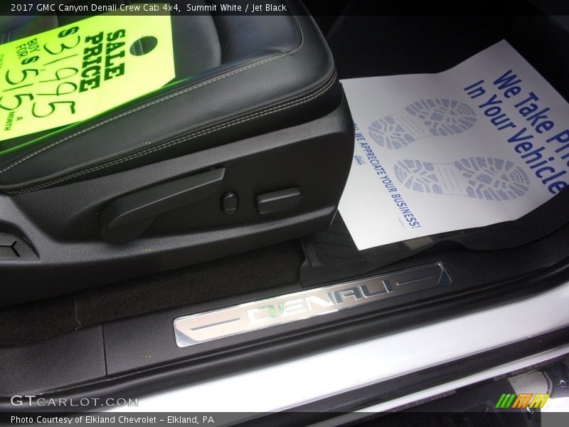 Summit White / Jet Black 2017 GMC Canyon Denali Crew Cab 4x4