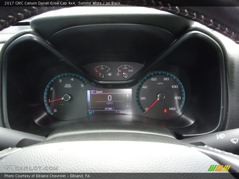 Summit White / Jet Black 2017 GMC Canyon Denali Crew Cab 4x4