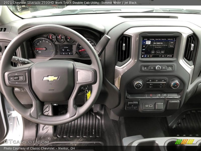 Summit White / Jet Black 2021 Chevrolet Silverado 2500HD Work Truck Double Cab Utility