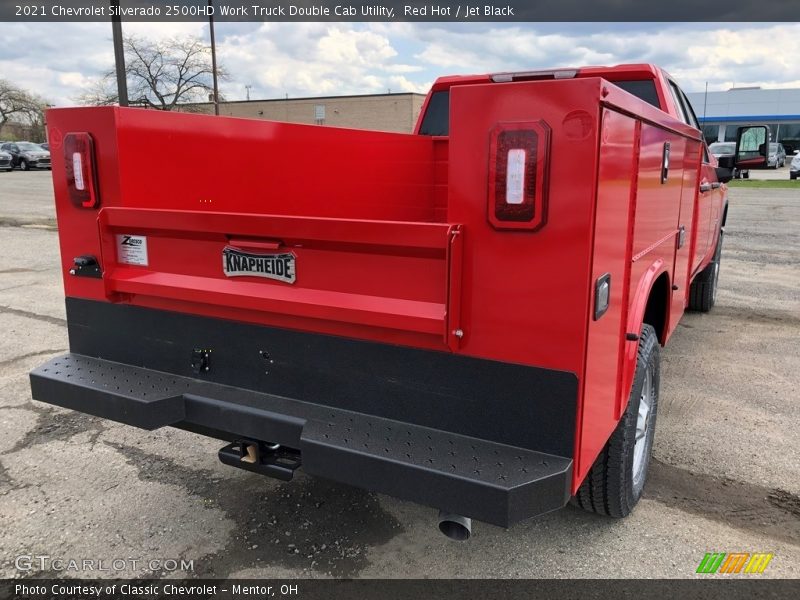 Red Hot / Jet Black 2021 Chevrolet Silverado 2500HD Work Truck Double Cab Utility