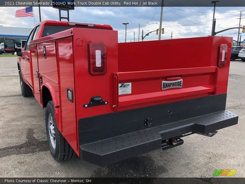 Red Hot / Jet Black 2021 Chevrolet Silverado 2500HD Work Truck Double Cab Utility