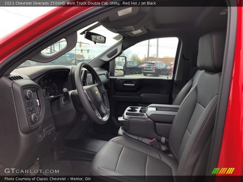 Red Hot / Jet Black 2021 Chevrolet Silverado 2500HD Work Truck Double Cab Utility