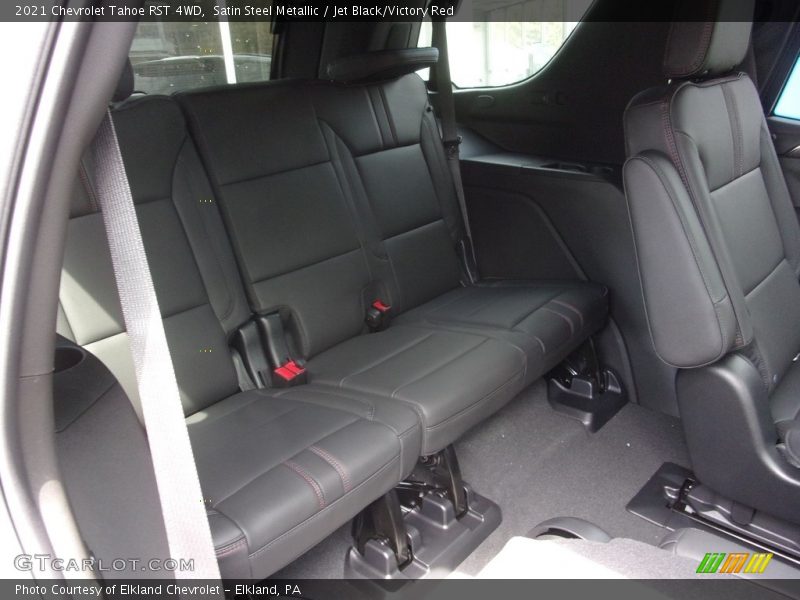 Satin Steel Metallic / Jet Black/Victory Red 2021 Chevrolet Tahoe RST 4WD