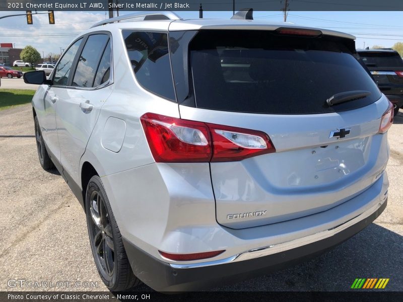 Silver Ice Metallic / Jet Black 2021 Chevrolet Equinox LT AWD