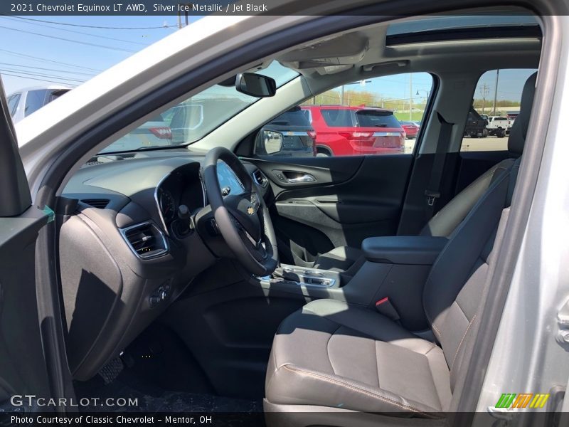 Silver Ice Metallic / Jet Black 2021 Chevrolet Equinox LT AWD