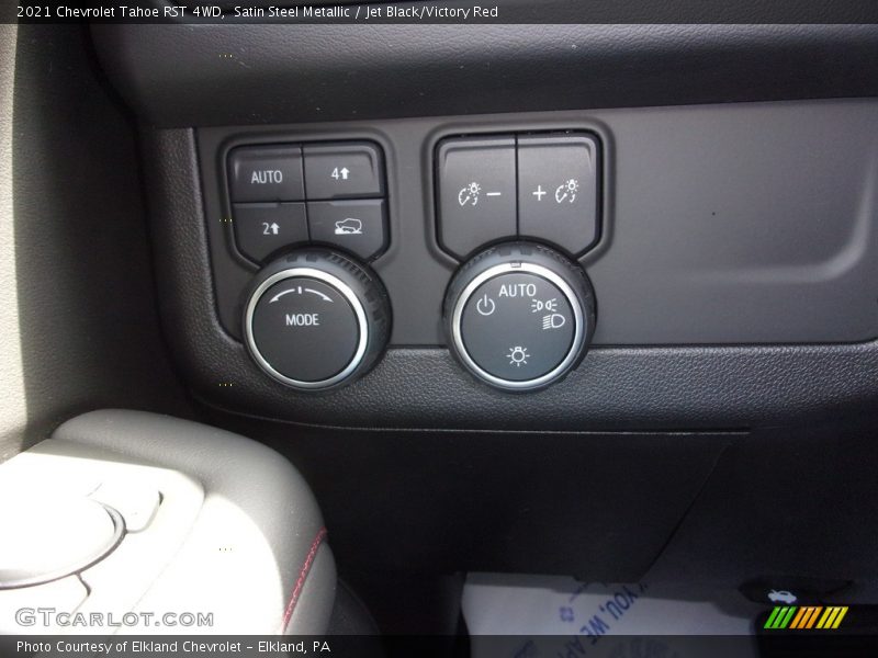Controls of 2021 Tahoe RST 4WD