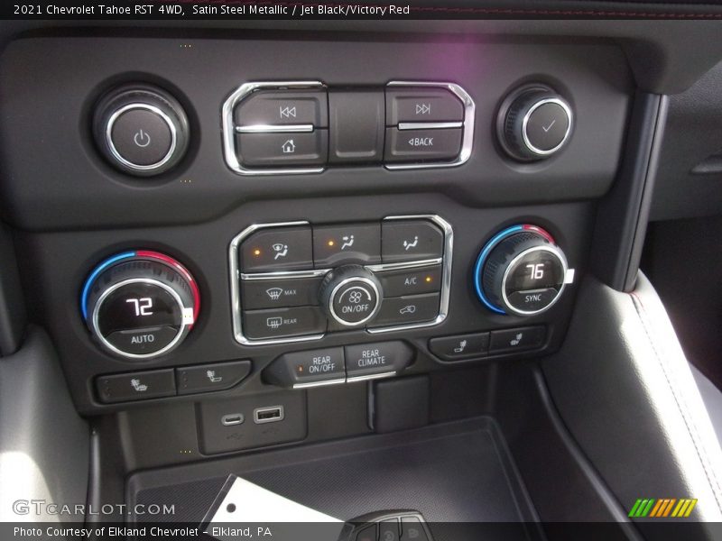 Controls of 2021 Tahoe RST 4WD