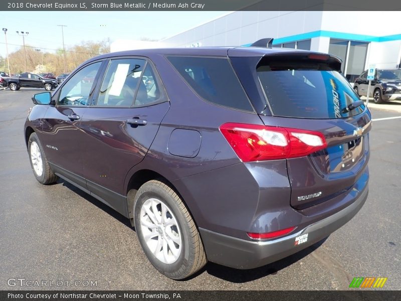 Storm Blue Metallic / Medium Ash Gray 2018 Chevrolet Equinox LS