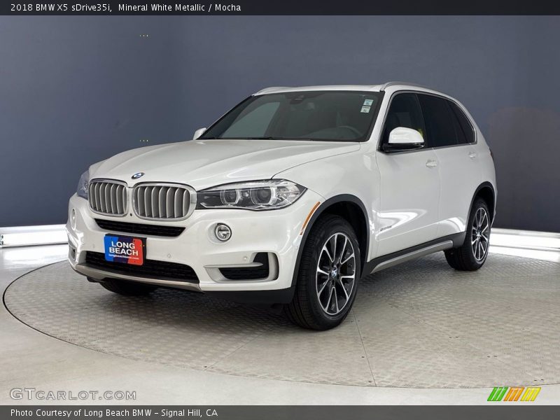 Mineral White Metallic / Mocha 2018 BMW X5 sDrive35i