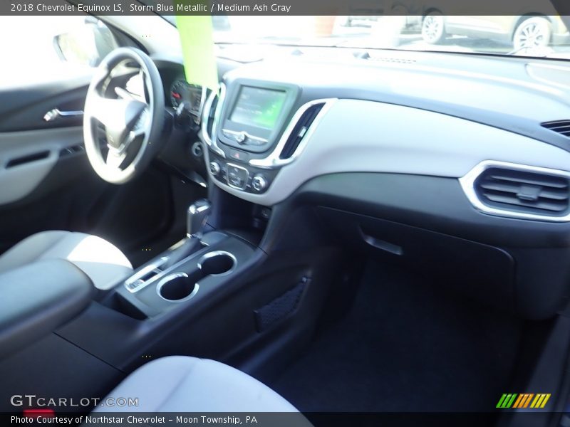 Storm Blue Metallic / Medium Ash Gray 2018 Chevrolet Equinox LS