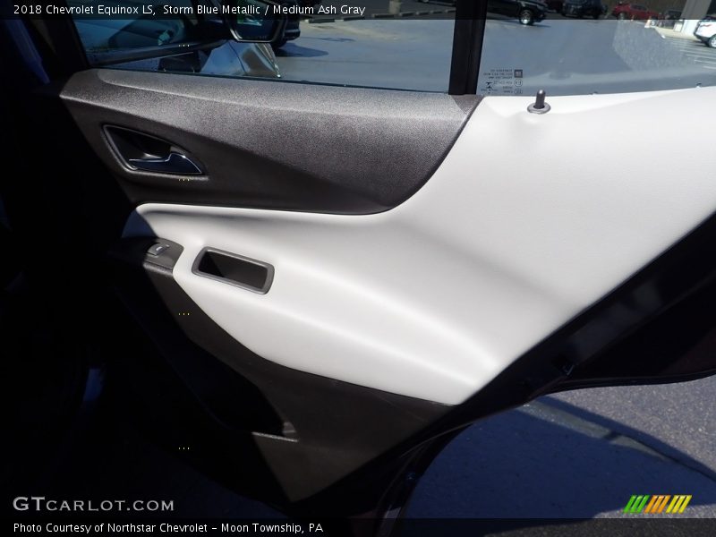 Storm Blue Metallic / Medium Ash Gray 2018 Chevrolet Equinox LS