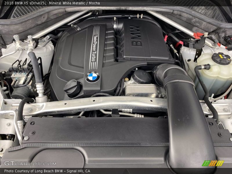 Mineral White Metallic / Mocha 2018 BMW X5 sDrive35i