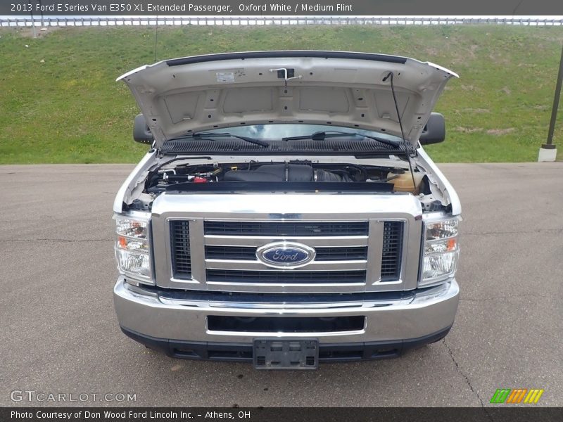 Oxford White / Medium Flint 2013 Ford E Series Van E350 XL Extended Passenger