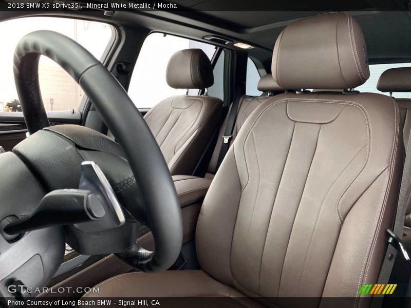 Mineral White Metallic / Mocha 2018 BMW X5 sDrive35i