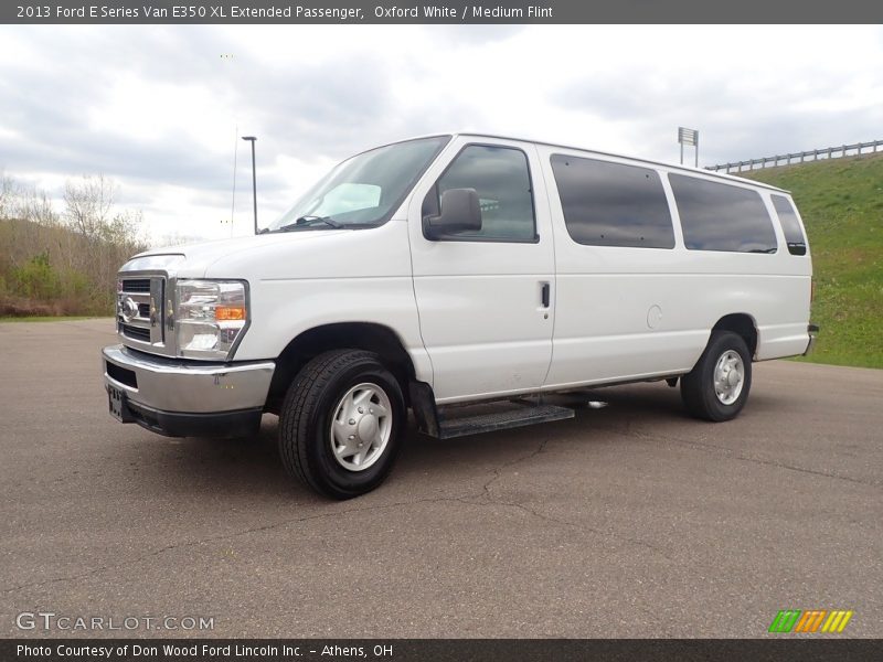 Oxford White / Medium Flint 2013 Ford E Series Van E350 XL Extended Passenger