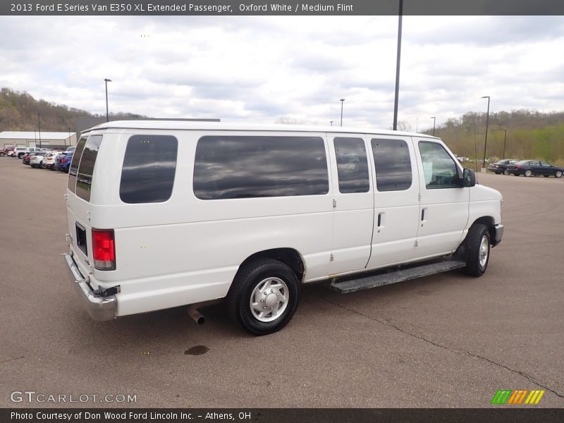 Oxford White / Medium Flint 2013 Ford E Series Van E350 XL Extended Passenger