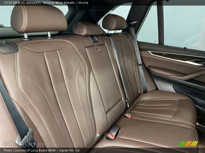 Mineral White Metallic / Mocha 2018 BMW X5 sDrive35i