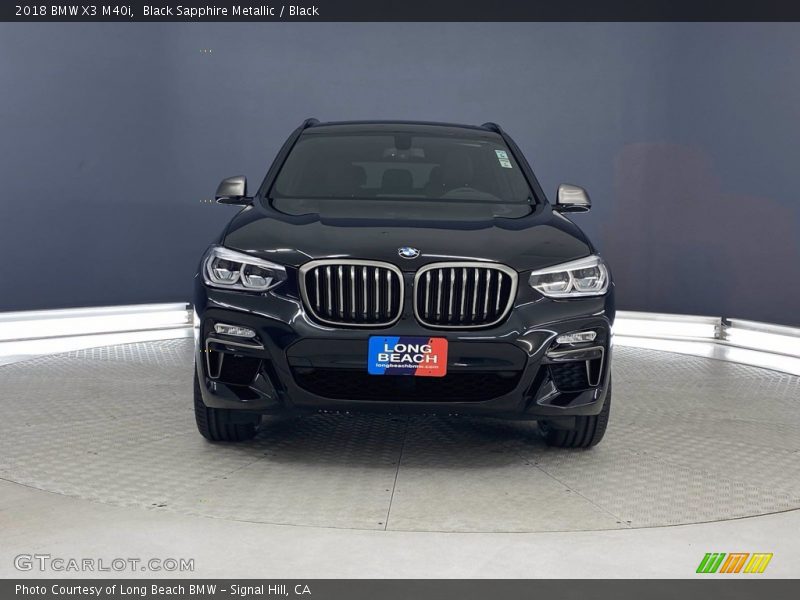 Black Sapphire Metallic / Black 2018 BMW X3 M40i