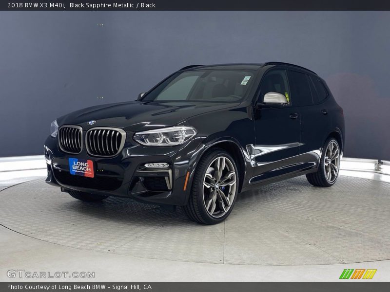 Black Sapphire Metallic / Black 2018 BMW X3 M40i