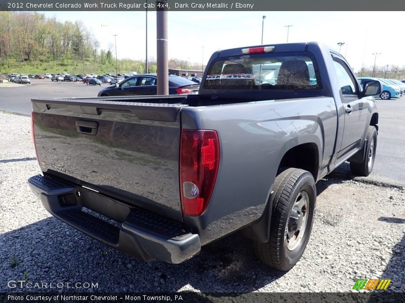 Dark Gray Metallic / Ebony 2012 Chevrolet Colorado Work Truck Regular Cab 4x4