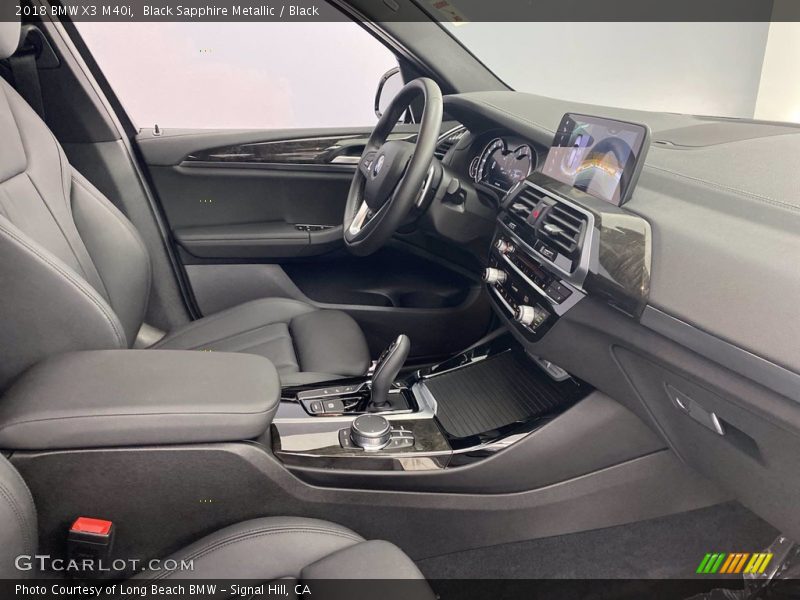 Black Sapphire Metallic / Black 2018 BMW X3 M40i