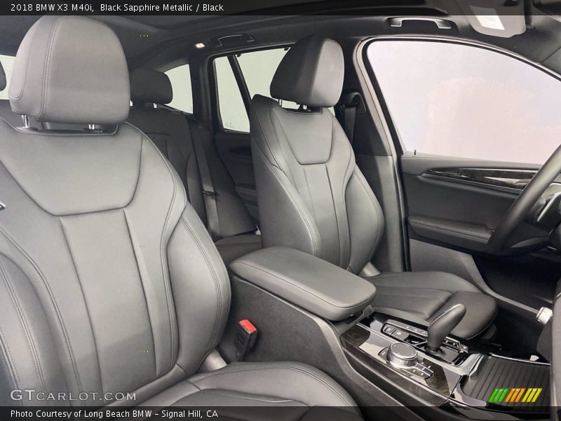 Black Sapphire Metallic / Black 2018 BMW X3 M40i