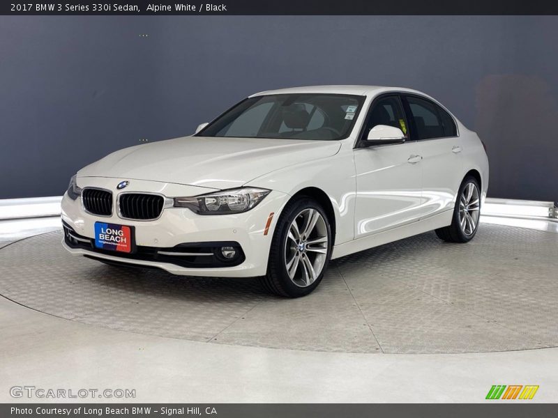 Alpine White / Black 2017 BMW 3 Series 330i Sedan