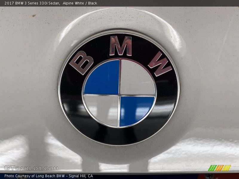 Alpine White / Black 2017 BMW 3 Series 330i Sedan