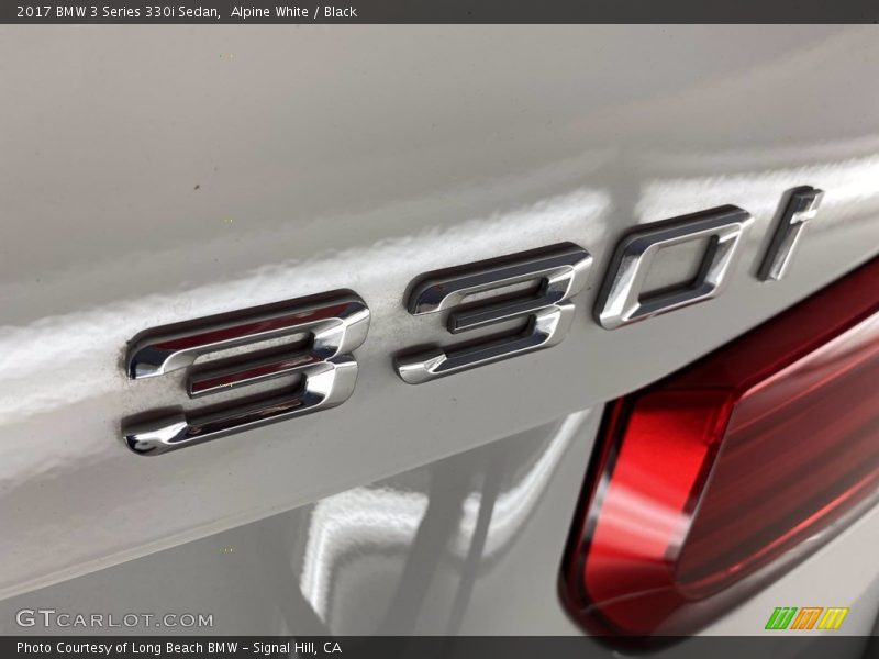 Alpine White / Black 2017 BMW 3 Series 330i Sedan