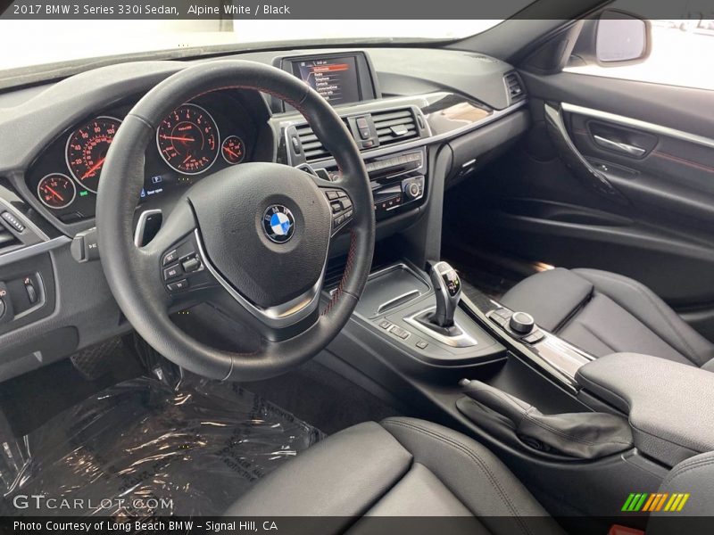 Alpine White / Black 2017 BMW 3 Series 330i Sedan