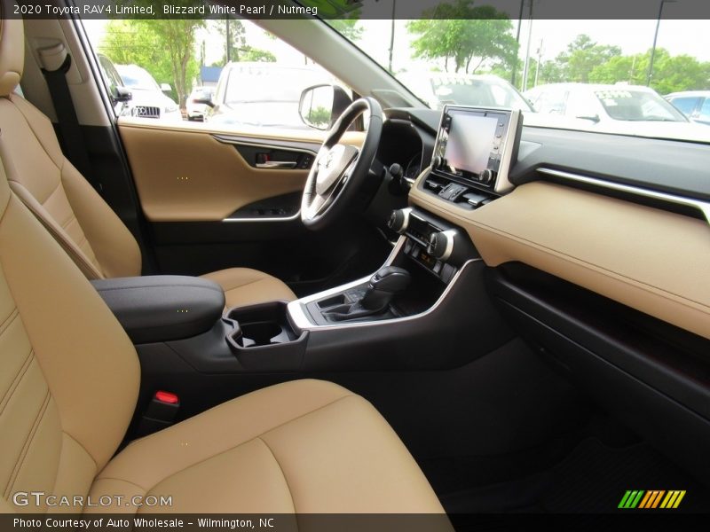 Blizzard White Pearl / Nutmeg 2020 Toyota RAV4 Limited