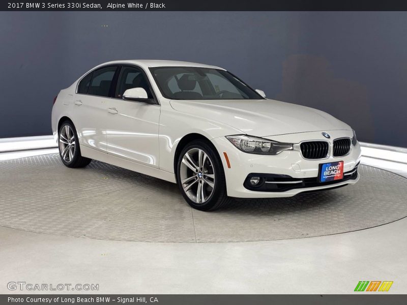 Alpine White / Black 2017 BMW 3 Series 330i Sedan
