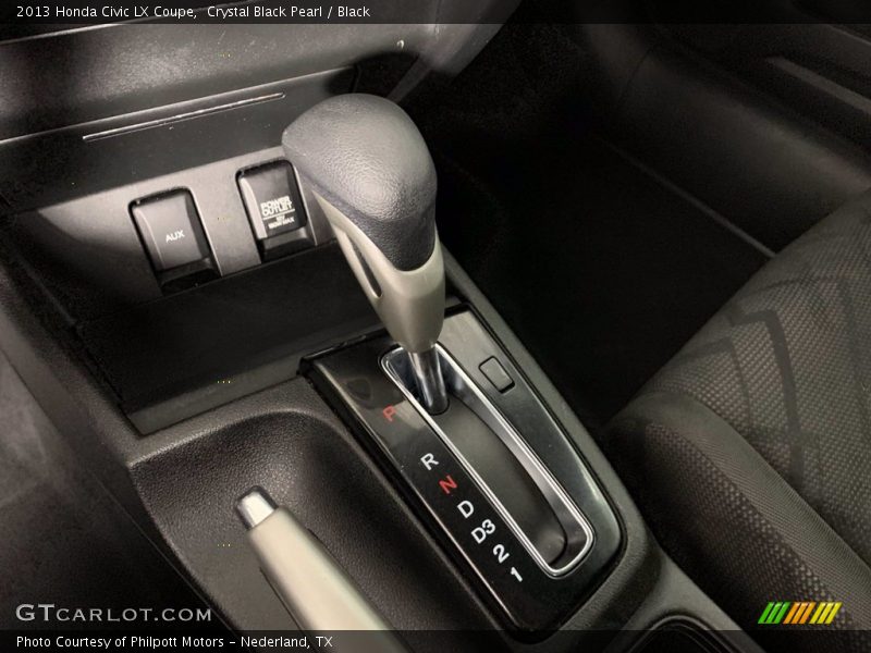 Crystal Black Pearl / Black 2013 Honda Civic LX Coupe