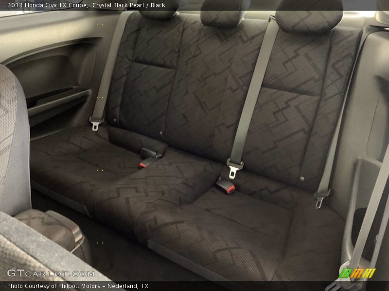 Crystal Black Pearl / Black 2013 Honda Civic LX Coupe
