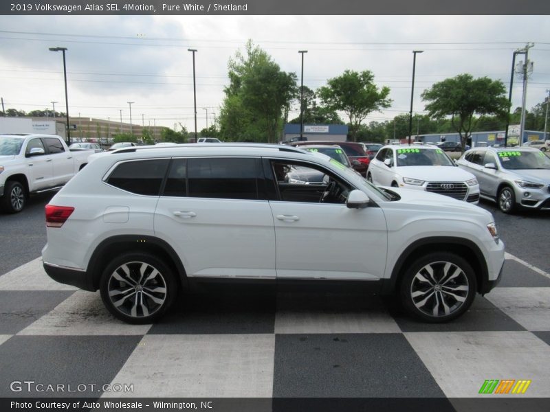 Pure White / Shetland 2019 Volkswagen Atlas SEL 4Motion