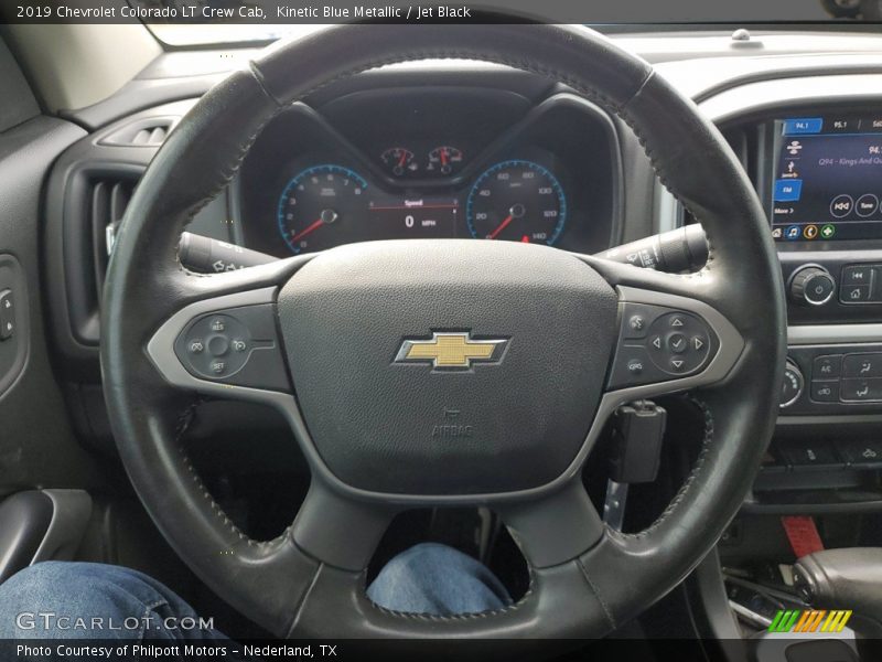Kinetic Blue Metallic / Jet Black 2019 Chevrolet Colorado LT Crew Cab