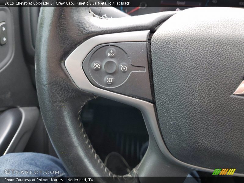 Kinetic Blue Metallic / Jet Black 2019 Chevrolet Colorado LT Crew Cab
