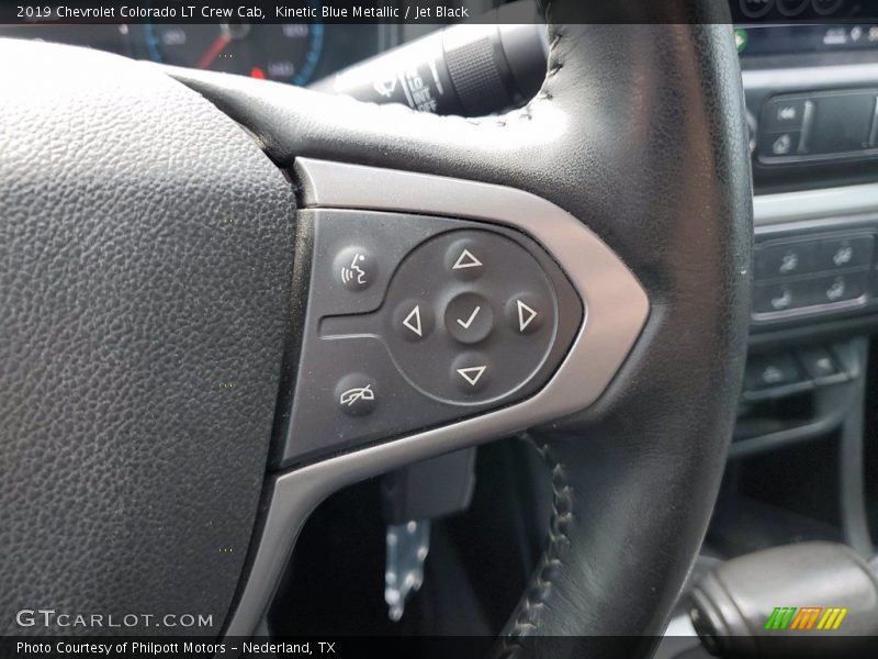 Kinetic Blue Metallic / Jet Black 2019 Chevrolet Colorado LT Crew Cab