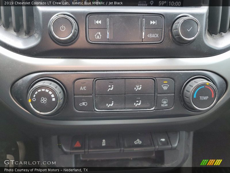 Kinetic Blue Metallic / Jet Black 2019 Chevrolet Colorado LT Crew Cab