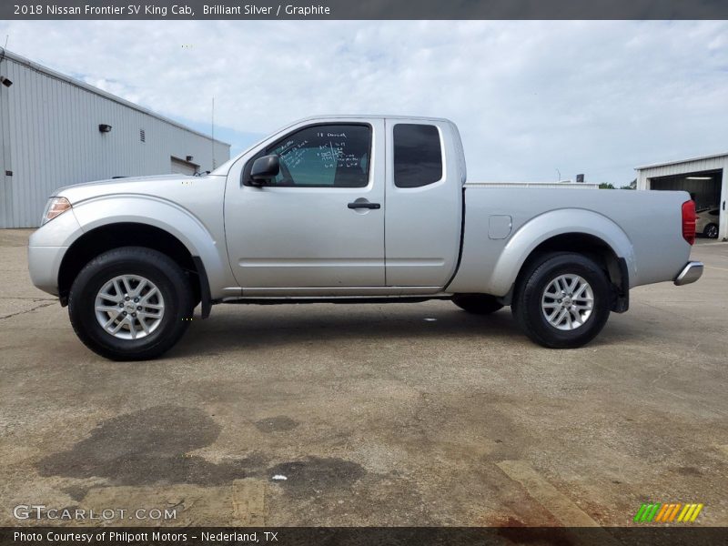 Brilliant Silver / Graphite 2018 Nissan Frontier SV King Cab