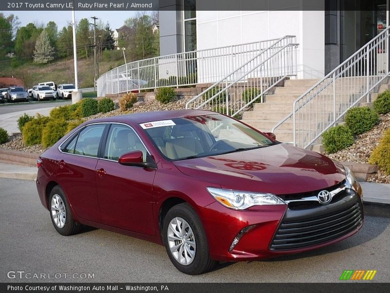 Ruby Flare Pearl / Almond 2017 Toyota Camry LE