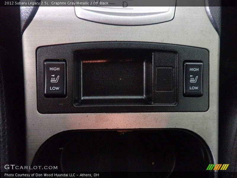 Graphite Gray Metallic / Off Black 2012 Subaru Legacy 2.5i