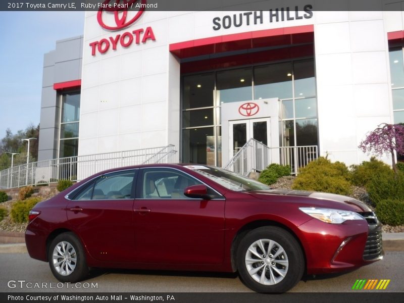 Ruby Flare Pearl / Almond 2017 Toyota Camry LE